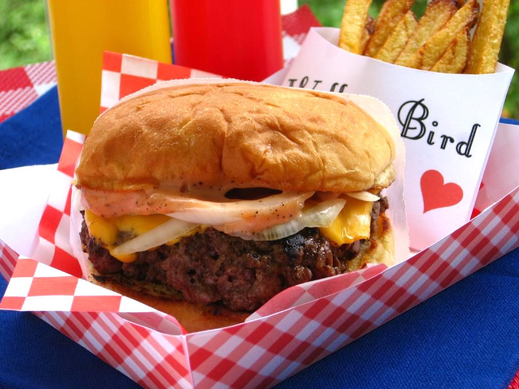 OldFashioned Burger Stand Burgers & Easy French Fries Willow Bird Baking